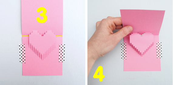 Pixely popup card